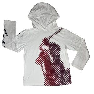 Polo Ralph Lauren Hooded Dot Print Long Sleeve TShirt Boys Medium 10-12 yrs